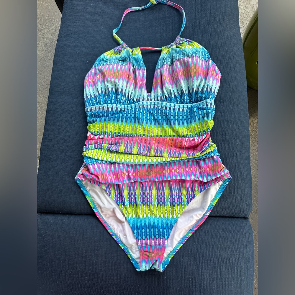 LA BLANCA  halter Swimsuit